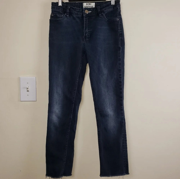 Acne Studios Cropped Skinny Jeans - Picture 2 of 15